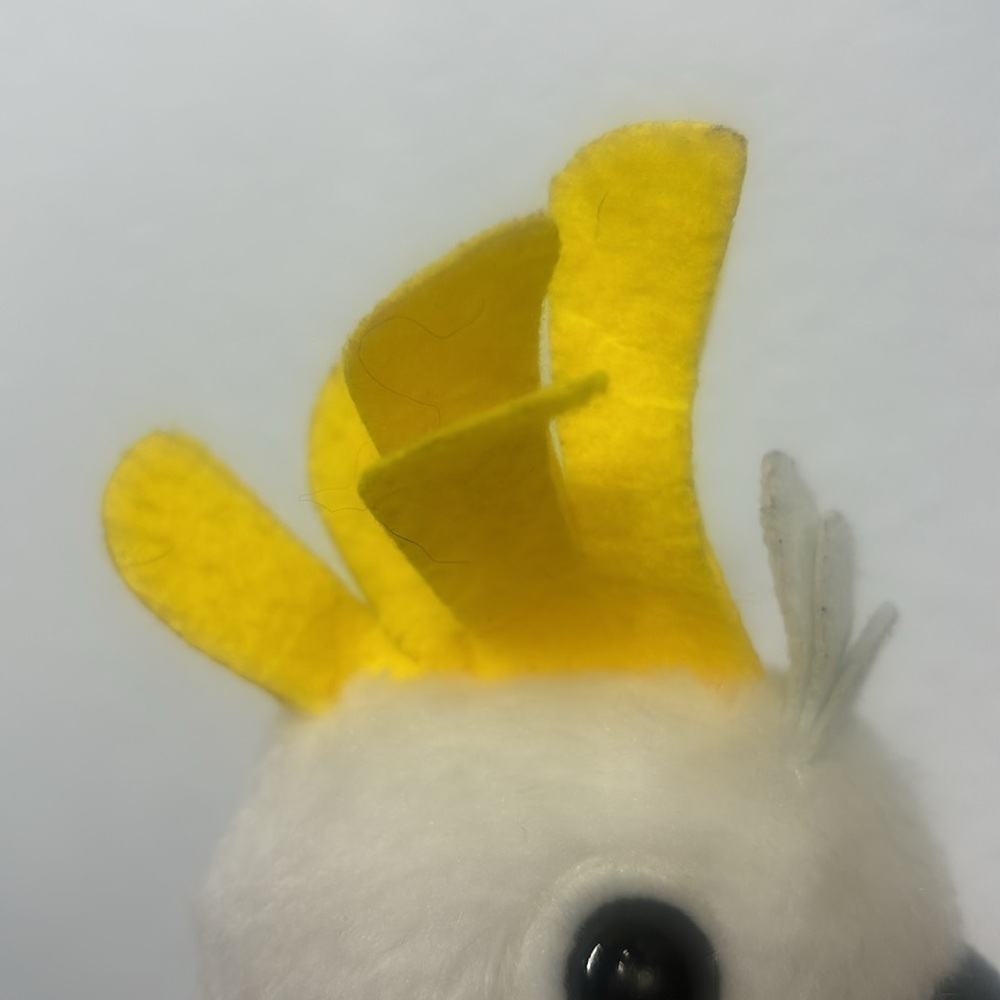 Wild Republic Cuddlekins mini Sulphur Crested Cockatoo stuffed animal - Picture 7 of 11